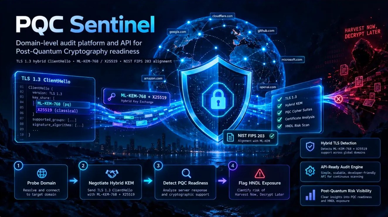 PQC Sentinel — Post-Quantum Readiness Auditor